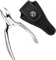 BAZEITFLOW 1Set Cuticle Trimmer Tool for Dead Skin Barb Removal Professional Nail with Skid Handle for Easy Use for Manicure and