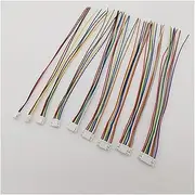 ROBAUN GH 1.25mm Pitch 2/3/4/5/6/7/8/9/10 Pin Male Plug Wire Cable Connector Single Head 15CM Electronic Wires 28AWG(20Pcs,2Pin)