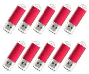 10PCS 2G USB Flash Drive USB 2.0 Memory Stick Thumb Drive Pen Drive Jump Driv...
