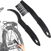 Bike Cleaning Brush - 2PCS Cleaning Brushes Bike Chain Cleaner Tool |Bike Chain Kit, Chain Cleaner for Clean Chains, Freewheel Cogs, Chain Rings