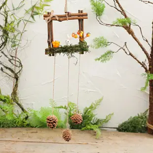 創意墻面裝飾掛件幼兒園手工diy樹枝吊飾可愛動物造型環創材料