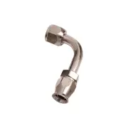 Aeroflow A/C 90 Degree Fitting -8 AN Without Charge Port Hose Adaptor