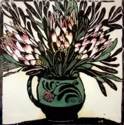 Protea [woodblock] : Margaret Preston : c1933 Archival Quality Art Print