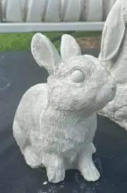 Latex and fiberglass backer bunny mold 6"×5"×5,5" ready to ship
