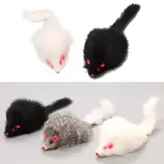 Cat Toys False Mouse Plush Soft Fur Kitten Pets Funny Squeaky Toy Playing Gifts