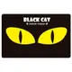 萬用趣味票卡貼/悠遊卡造型貼紙 - Black Cat / 黑貓 [收藏天地]