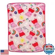 Franco Peppa Pig Kids Bedding Super Soft Cozy Silk Touch Throw, 40 in x 50 in