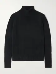 [Allude] Allude - Cashmere Turtleneck Sweater - Black - large large Black