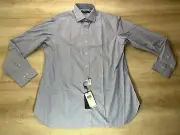 NWT POLO RALPH LAUREN Mens Shirt Blue L 17 Custom Fit Button Up Long Sleeve