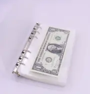 Paper Money Collection Holder Album Portable Book Banknotes Load 100 Notes Bills
