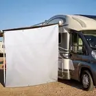Waterproof Caravan Privacy Screen End Wall Annexe 1.95x2.2M for Roll Out Awning