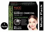 2x VLCC Activated Bamboo Charcoal Facial Kit, 60 gm Free Shipping