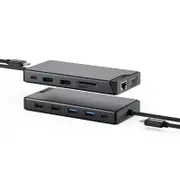 [DUCDMV2] MV2 USB-C Dual Display DP Alt Mode Docking Station, Up to 100W Power Pass