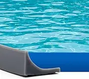 79 Inch Shower Threshold Water Dam Shower Barrier, Windspeed Grey Shower Dam Water Stopper Self-Adhesive Shower Dam for Dry and Wet Separation Water Blocking Strip for Bathtub, Countertop, Bathroom