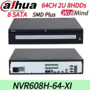 Dahua NVR608H-64-XI 64CH 8SATA 4K 32MP AI WizMind NVR 1024Mbps Face recognition