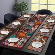 Hotel Table Mat Runner Throw Table Mat Khambadiya Table Runner Traditional Table