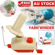 Swift Yarn Fiber String Ball Wool Winder Holder Hand Operated Winders Tools AUS