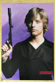 Luke Skywalker Mark Hamill Holding Blaster Poster 24 x 35
