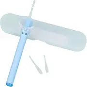 kokiya Kids Ear Clean Pick Earwax Remover Kits LED Earwax Spoon Digger for Kindergarten, Blue