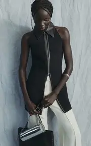 [Proenza Schouler] Weyes Crepe Wide-Leg Pants
