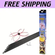 Easy-to-Use Rotary Chimney Cleaner Kit - 18' Reach & Cordless Drill Compatible