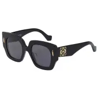 在飛比找Yahoo奇摩購物中心優惠-LOEWE 太陽眼鏡(黑色)LW40129U