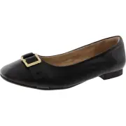 Rockport Womens Zoie Ring Ballet Black Flat Shoes 8 Medium (B,M) BHFO 0735