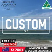 Custom Number Plate Rego Decal Registration Sticker, Car, Bike, Truck, Novelty