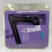 NOS Cinelli Modello 1A Black 115mm 26.4mm Clamp Alloy Quill Stem NEW IN BOX