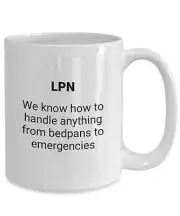 Lpn Coffee Mug Lpn Coffee Cup Lpn Gift Idea Lpn Gift Nurse Gift Idea