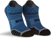 [Hilly] Unisex Twin Skin - Socklet - Min Cushioning, Running Sock