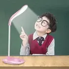 LED Desk Lamp Bedside Study Reading Touch Table Light Dimmable USB Rechargeable