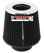 Aeroflow Tapered 3" 76mm Clamp-On Air Filter - Chrome Top AF2811-3003