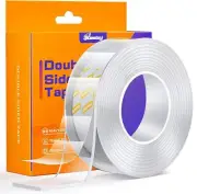 Upgraded Double Sided Tape Heavy DutyExtra Large Nano Double Sided Adhesive M...