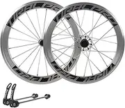 Road Bike Wheelset Bike Wheelset Quick Release Rim Brake ，700C Road Bike Wheel Seal Bearings Wheelset，20/24H Alu Alloy Rim Support 7/8/9/10/11 Speed Cassette(Silver)