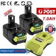 9.0Ah 7.0Ah 18V Lithium Battery For RYOBI For One+ Plus P108 P104 P107 / Charger