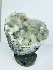 Apophyllite Geode Free Standing Crystal Cluster AP049.
