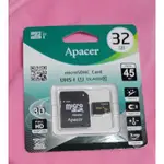 宇瞻 APACER  MICROSDXC CARD UHS-L CLASS10 32GB 記憶卡