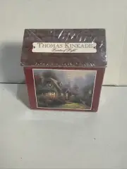 Thomas Kinkade 100-Piece Miniature Jigsaw Puzzle - Candlelight Cottage