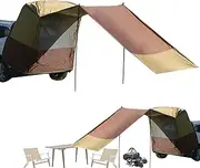 Awning for Car - Car Shade Canopy - Tailgate Sunshade Cover Quick-Setup Portable Vehicle Tarp UV-Protective for Picnics Outdoor Events Music Festival