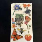 Vtg 80’s Imperial Puffy Scratch & Sniff Sticker Sheet - HONEY - Rare & HTF