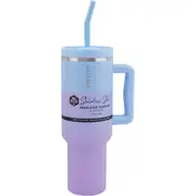 EVER ECO Insulated Tumbler w/ Handle & Straw Balance 1.18L