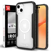 Tough On Iron Shield Phone Case for iPhone 15 (with Magsafe) - Black