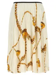 [Burberry] Burberry-Shield Gonne Multicolor-Donna 6UK Multicolor