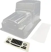 simhoa 1/10 RC Truck Cab PC Clear Body, Car/Truck Bodies Wing & Decals 313mm Wheelbase for 90046 90047 RC Car Parts
