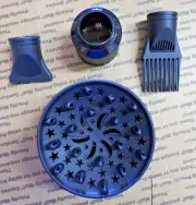 3 piece Universal Diffuser Hair Dryer Diffuser Kit Curly Stright Wavy Hair NEW