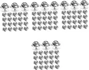 [COHEALI] 100 Sets Spurs Butterfly Hat tie tack back pin keepers brooch locking clasp uniform pin backs tacks boutonniere pin lapel pin Clutch Pin Backs Stainless steel vintage badge buckle
