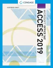 Illustrated MicrosoftOffice 365 & Access2019 Comprehensive