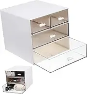 jojofuny Desktop Organizer Drawer Containers Storage Drawers Storage Containers Multi-functional Sturdy Plastic