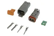 MSD Deutsch Connector 2 Pin 16 Gauge Wire MSD8183